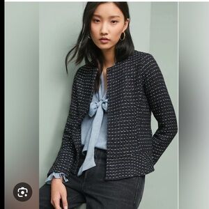 Dolan by Anthropologie Tweed Peplum Jacket